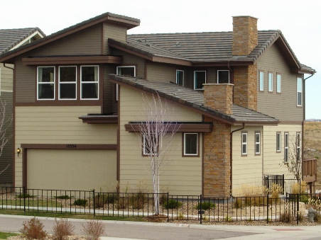 Example of available new housing in Parker, Colorado
