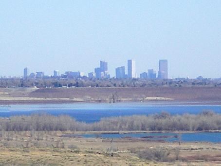 View of Denver from Ravenna in Littleton